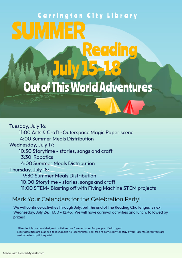 Carrington City Library For the Love of Reading